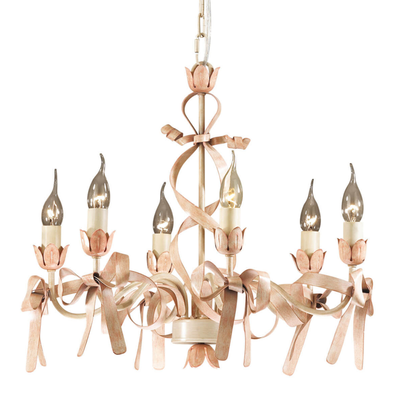 Люстра Kinder rosset 6 Dirty Rose Кремовый Люстра Kinder rosset 6 Dirty Rose Кремовый в Волгограде | Loft Concept