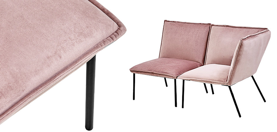 Кресло Corner Armchair Single pink Кресло Corner Armchair Single pink - Loft-Concept в Волгограде