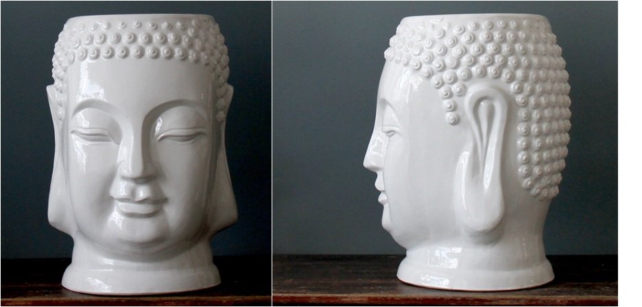 Керамический табурет White buddha Керамический табурет White buddha - Loft-Concept в Волгограде