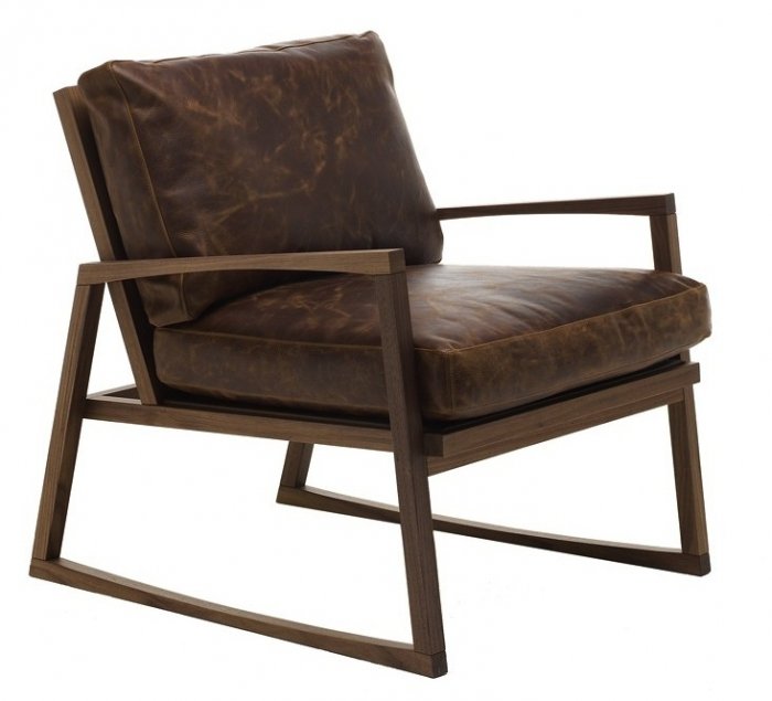 Кресло York armchair Коричневый Кресло York armchair Коричневый в Волгограде | Loft Concept