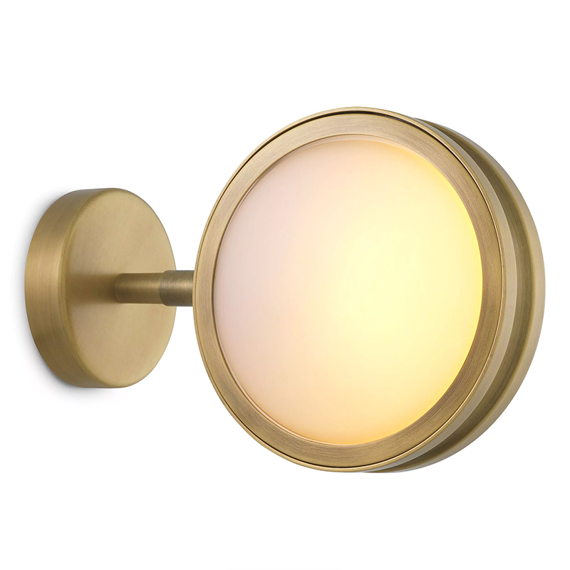 Бра Eichholtz Wall Lamp Blaize Латунь Белое матовое стекло Бра Eichholtz Wall Lamp Blaize Латунь Белое матовое стекло в Волгограде | Loft Concept