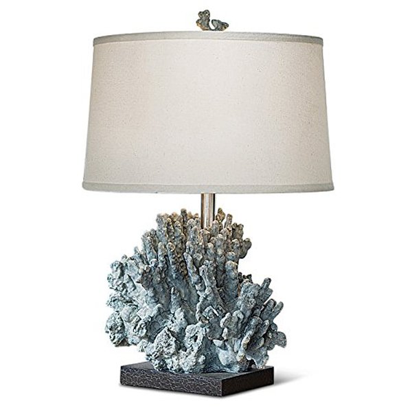 Настольная лампа Blue-Grey Coral Голубой пастельный Настольная лампа Blue-Grey Coral Голубой пастельный в Волгограде | Loft Concept