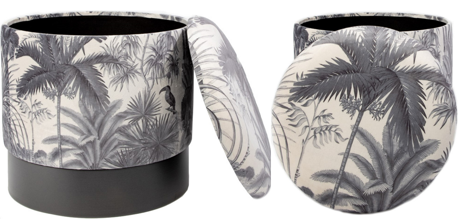 Пуф PUF Jungle Print plants&toucan small Пуф PUF Jungle Print plants&toucan small - Loft-Concept в Волгограде