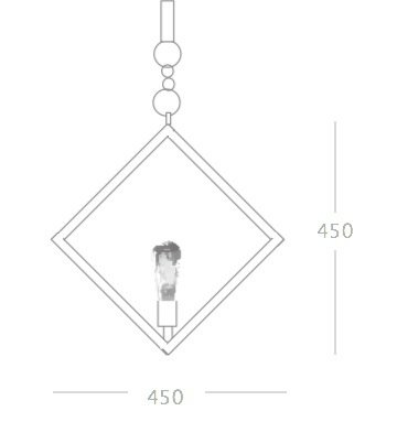 Подвесной светильник Romb Loft Rope Light в Волгограде