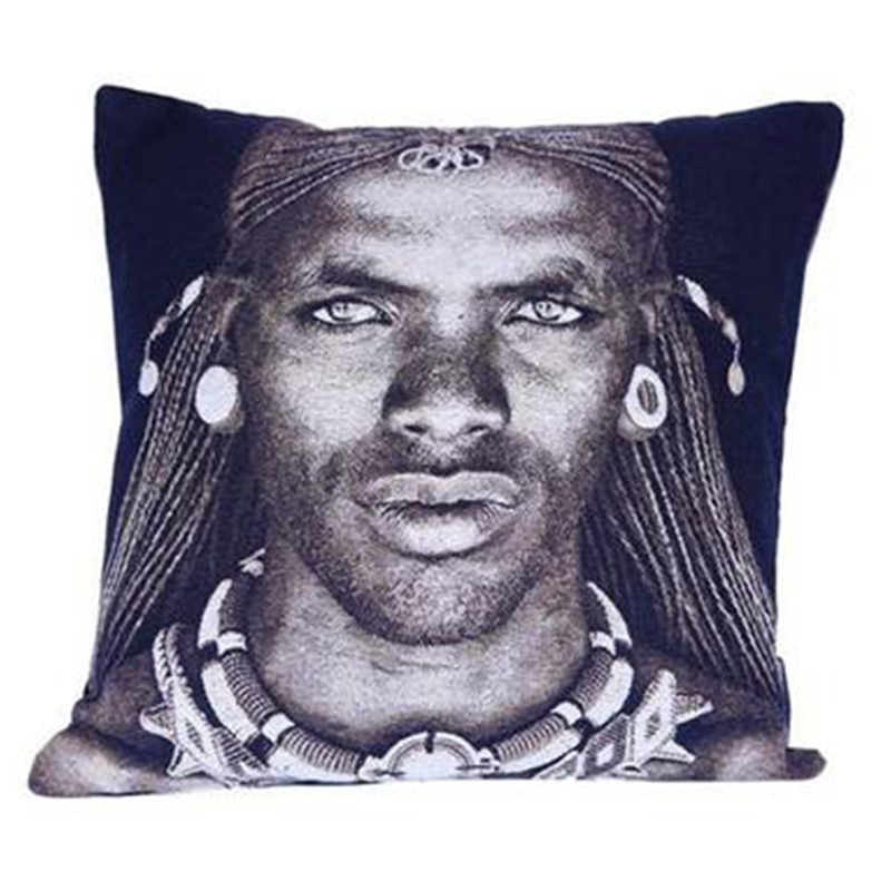 Декоративная Подушка Samburu Warrior Kenya Декоративная Подушка Samburu Warrior Kenya в Волгограде | Loft Concept