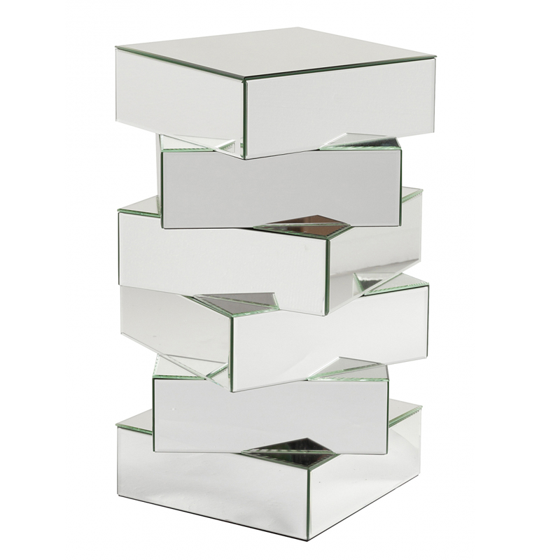 Приставной столик Mirrored Tower Зеркало Приставной столик Mirrored Tower Зеркало в Волгограде | Loft Concept