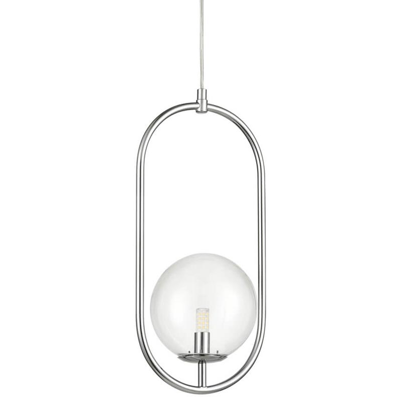 Подвесной светильник B.LUX C Ball oval chrome Хром Прозрачный Подвесной светильник B.LUX C Ball oval chrome Хром Прозрачный в Волгограде | Loft Concept