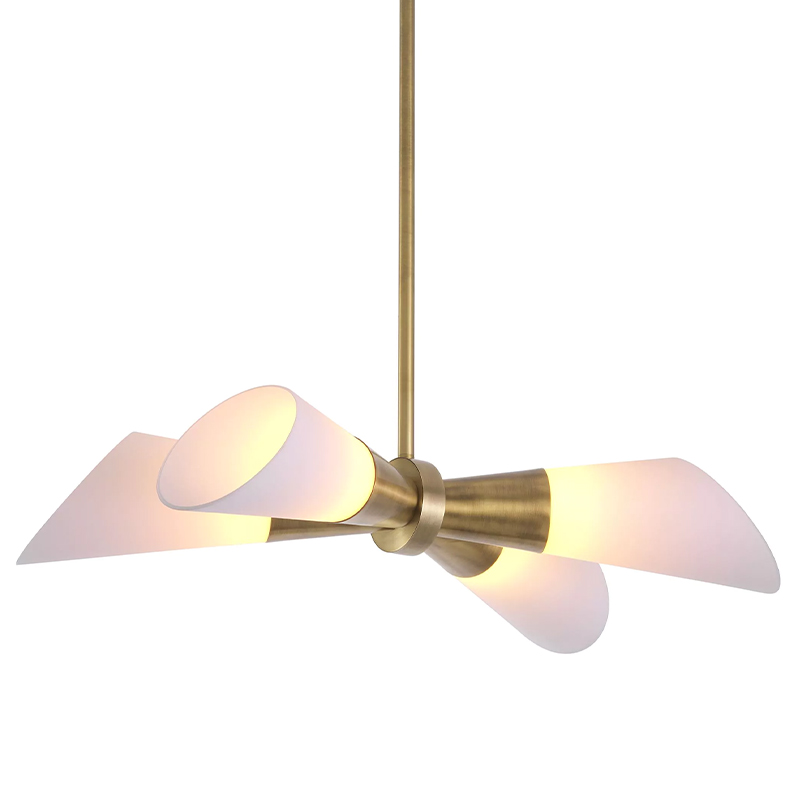 Люстра Eichholtz Ceiling Lamp Papillon Латунь Белый Люстра Eichholtz Ceiling Lamp Papillon Латунь Белый в Волгограде | Loft Concept
