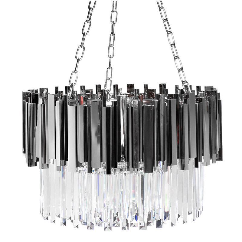 Люстра Empire Suspension Single Circle 60 chrome Хром Прозрачный Люстра Empire Suspension Single Circle 60 chrome Хром Прозрачный в Волгограде | Loft Concept