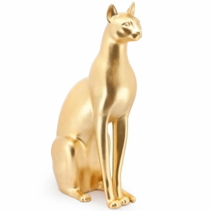 Статуэтка Abhika Egyptian Cat Gold Золотой Статуэтка Abhika Egyptian Cat Gold Золотой в Волгограде | Loft Concept