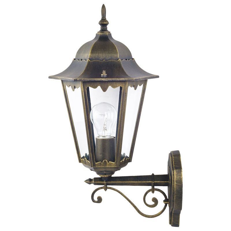 Уличный светильник Leclerc sconce Винтажный черный Прозрачное Стекло Уличный светильник Leclerc sconce Винтажный черный Прозрачное Стекло в Волгограде | Loft Concept