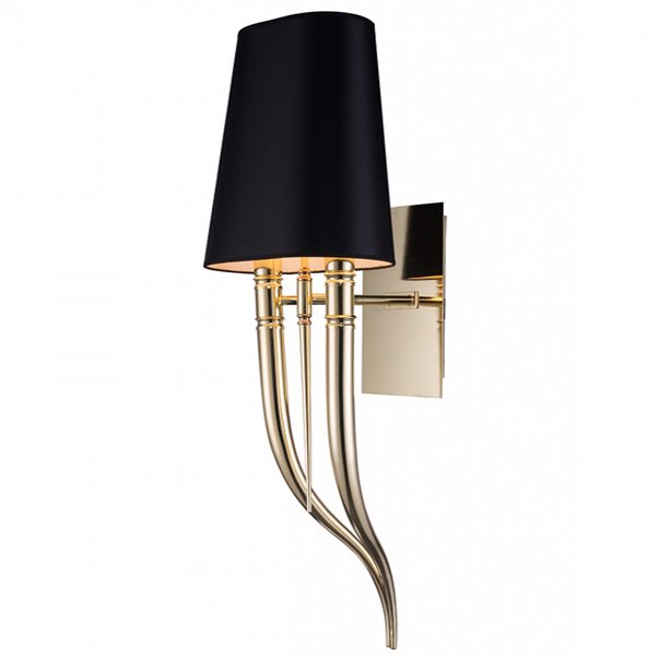Бра Crystal Light Brunilde Ipe Cavalli Gold Золотой Черный Белый Бра Crystal Light Brunilde Ipe Cavalli Gold Золотой Черный Белый в Волгограде | Loft Concept