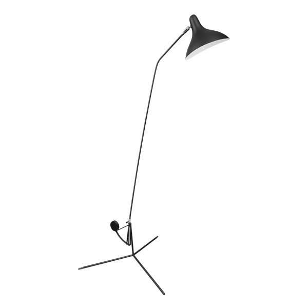 Торшер Lampara Tripod Floor Lamp Черный Хром Белый Торшер Lampara Tripod Floor Lamp Черный Хром Белый в Волгограде | Loft Concept