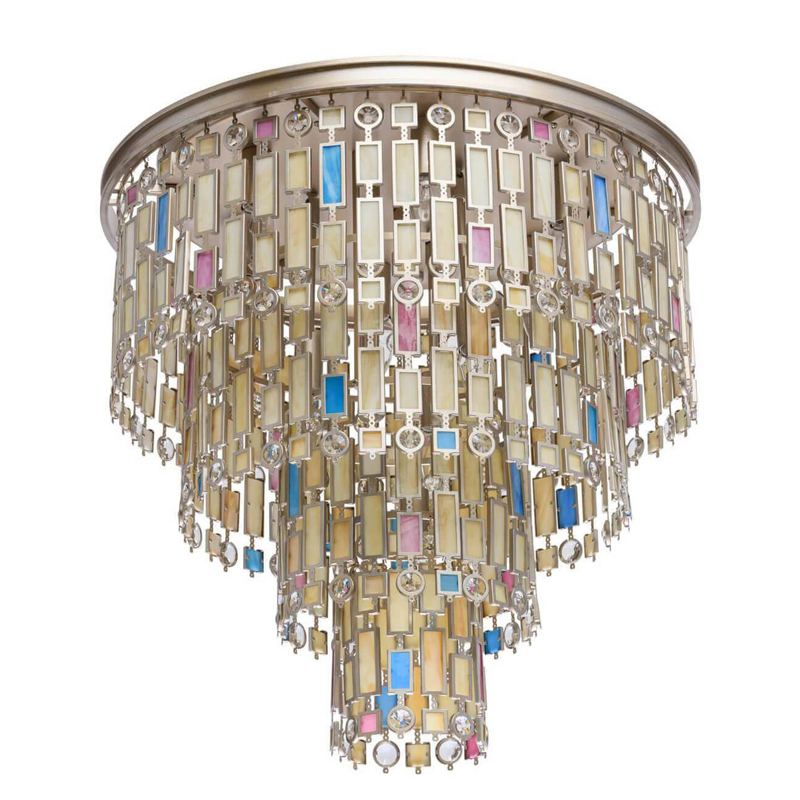 Потолочный светильник Cascade Chandelier 61 Золотой Мульти Потолочный светильник Cascade Chandelier 61 Золотой Мульти в Волгограде | Loft Concept