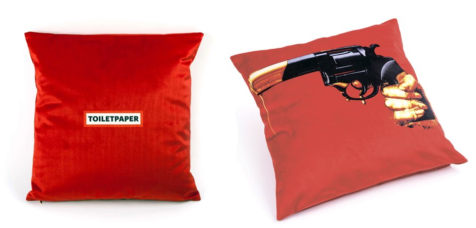 Подушка Seletti Cushion Revolver Toiletpaper Подушка Seletti Cushion Revolver Toiletpaper - Loft-Concept в Волгограде