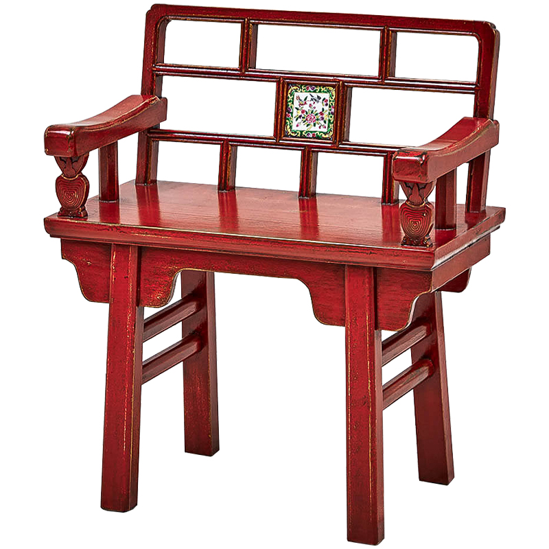Стул Chinoiserie Red Stool Красный Стул Chinoiserie Red Stool Красный в Волгограде | Loft Concept