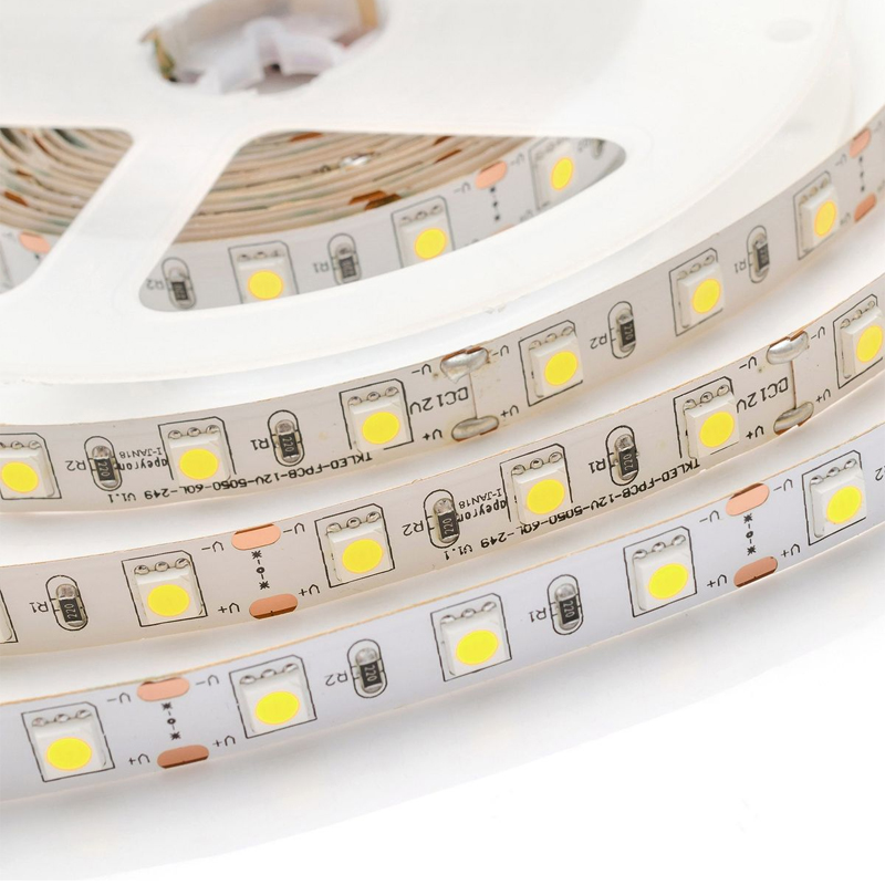 Комплект светодиодной ленты 14,4W/m 60LED/m 5050SMD холодный белый 1M Белый Комплект светодиодной ленты 14,4W/m 60LED/m 5050SMD холодный белый 1M Белый в Волгограде | Loft Concept
