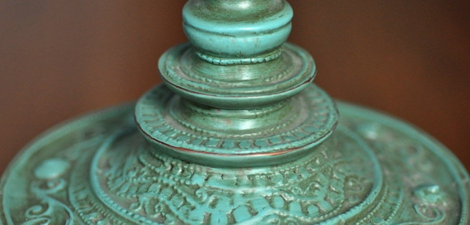 Настольная лампа Восточная медь - фото №3