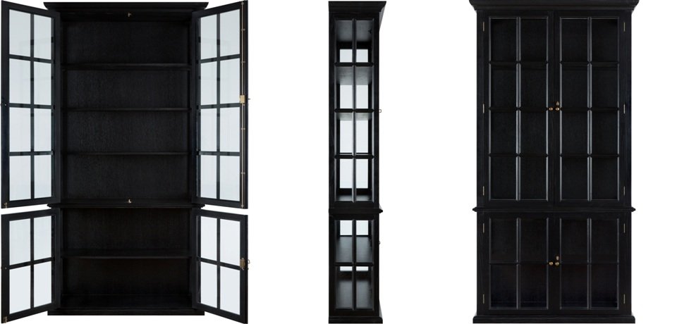 Шкаф-витрина French black Шкаф-витрина French black - Loft-Concept в Волгограде