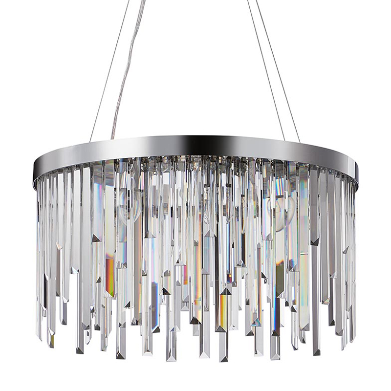 Люстра Bennett Chandelier chrome 60 Хром Прозрачный Люстра Bennett Chandelier chrome 60 Хром Прозрачный в Волгограде | Loft Concept