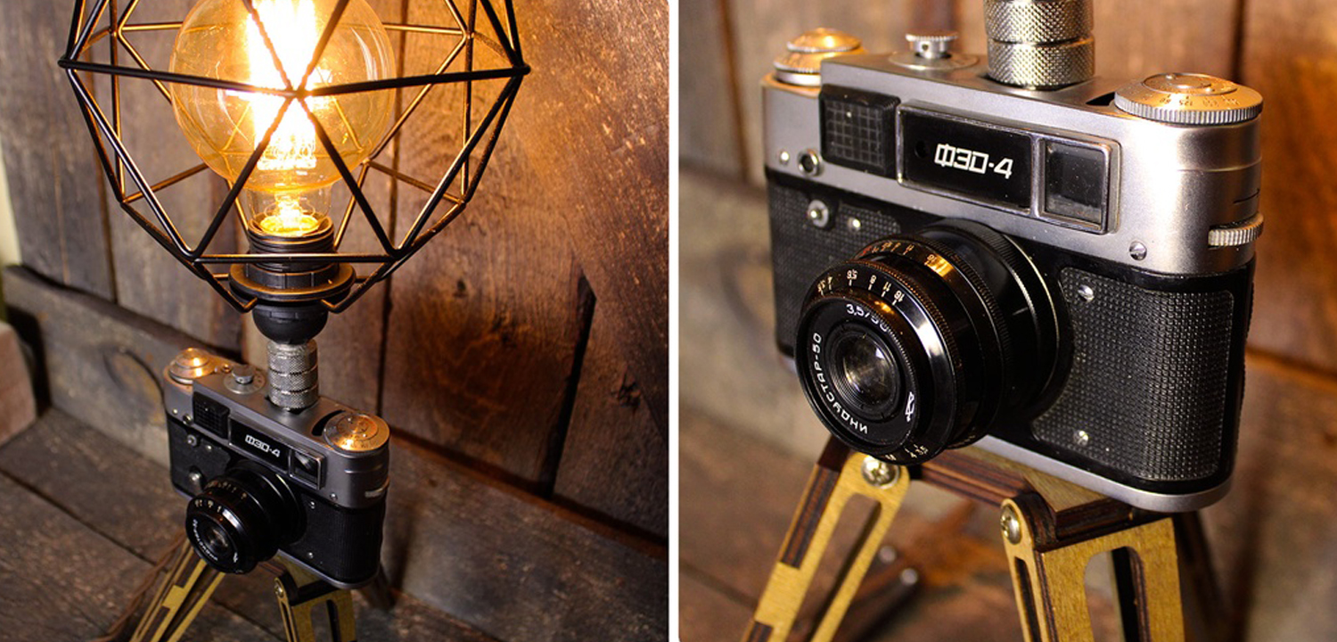Настольная лампа Retro Camera - фото
