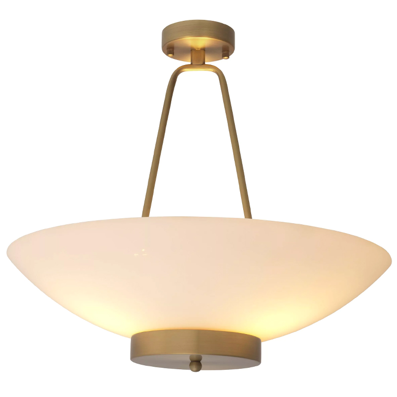 Люстра Eichholtz Ceiling Lamp Planeta Белый Латунь Люстра Eichholtz Ceiling Lamp Planeta Белый Латунь в Волгограде | Loft Concept