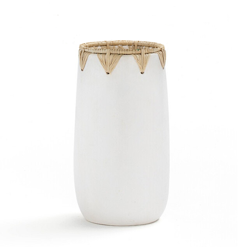 Ваза Ceramic Vase white D13 Белый Ваза Ceramic Vase white D13 Белый в Волгограде | Loft Concept