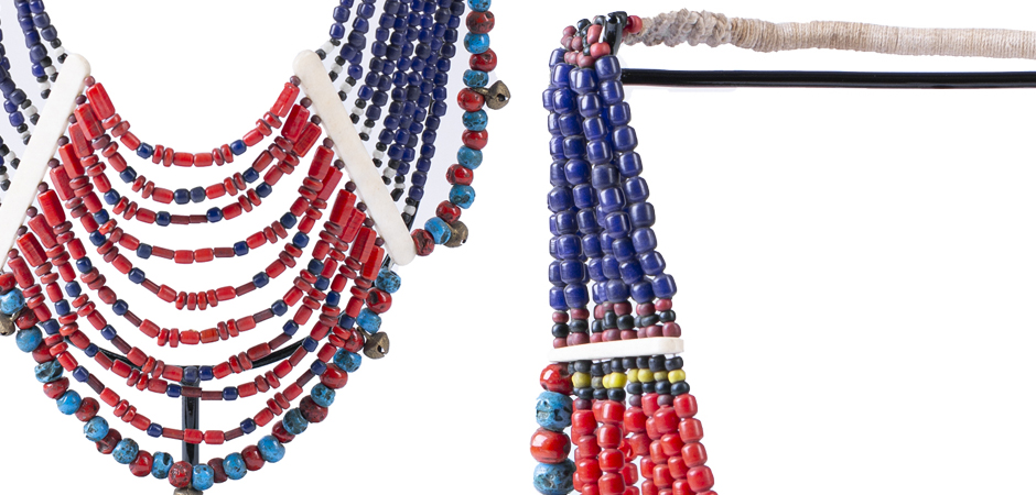 Этническое ожерелье на подставке Line Beads Этническое ожерелье на подставке Line Beads - Loft-Concept в Волгограде
