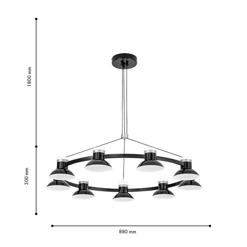 Люстра Celevis Black 92 Люстра Celevis Black 92 в Волгограде