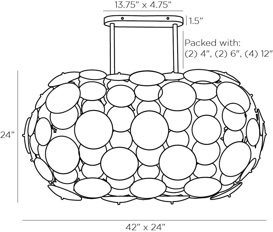 Люстра Arteriors NEBULA CHANDELIER Люстра Arteriors NEBULA CHANDELIER в Волгограде