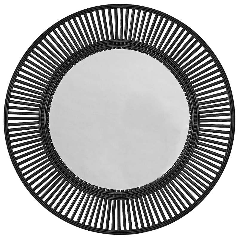 Зеркало Mario Round Mirror Черный Зеркало Mario Round Mirror Черный в Волгограде | Loft Concept