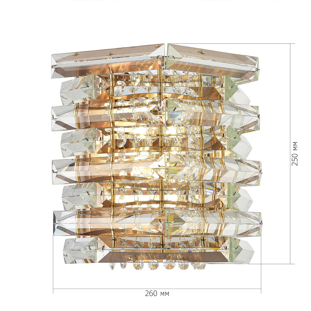 Бра в классическом хрустальном обрамлении Light Garland в Волгограде
