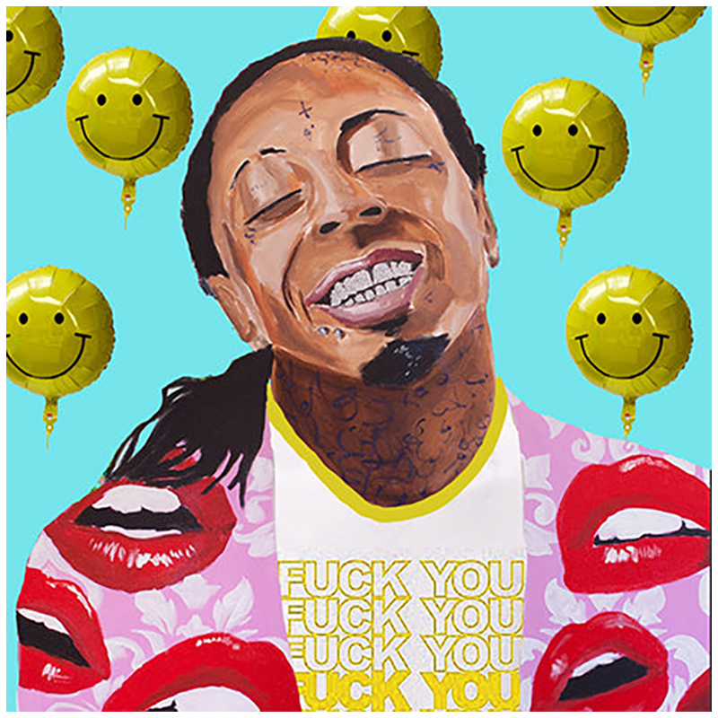 Картина Lil Wayne with Smiling Balloons Мульти Картина Lil Wayne with Smiling Balloons Мульти в Волгограде | Loft Concept