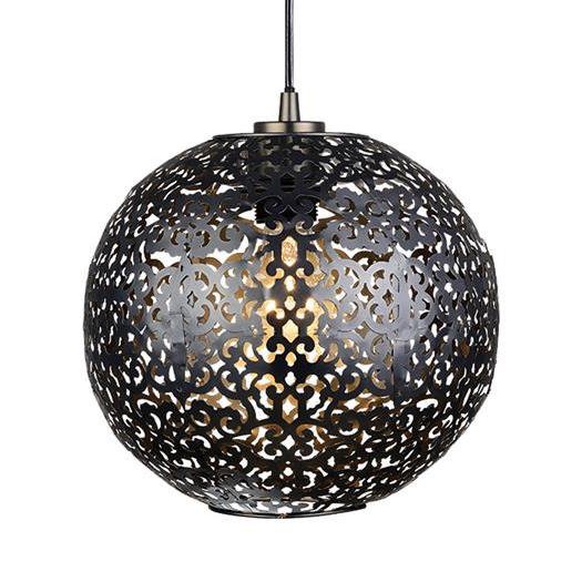 Подвесной светильник Oriental patterns Pendant Black Черный Подвесной светильник Oriental patterns Pendant Black Черный в Волгограде | Loft Concept