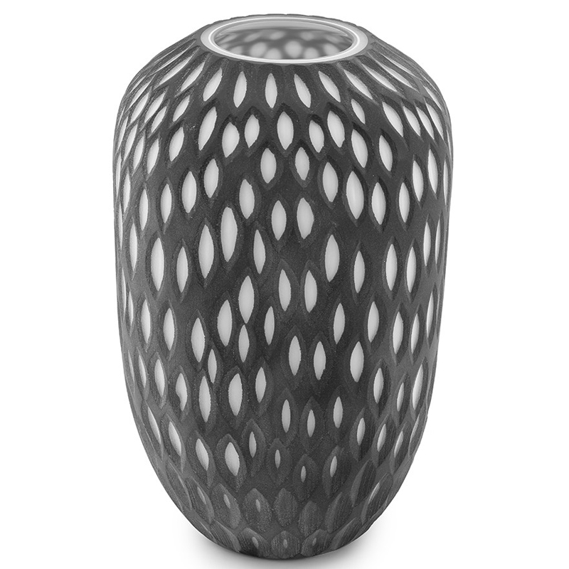 Ваза VASE POIS SM Черно-белый Ваза VASE POIS SM Черно-белый в Волгограде | Loft Concept