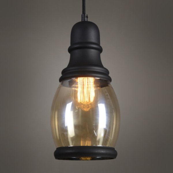 Подвесной светильник Loft Smoke Glass Pendant #3 Черный Подвесной светильник Loft Smoke Glass Pendant #3 Черный в Волгограде | Loft Concept