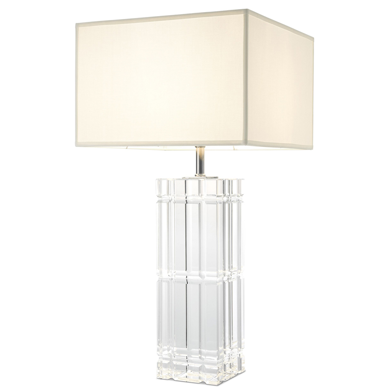 Настольная лампа Eichholtz Table Lamp Universal Прозрачный Белый Никель Настольная лампа Eichholtz Table Lamp Universal Прозрачный Белый Никель в Волгограде | Loft Concept