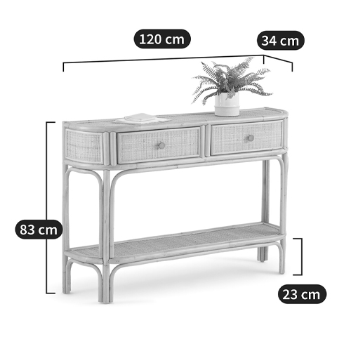 Консоль из плетеного ротанга с ящиками Armelle Rattan Console Консоль из плетеного ротанга с ящиками Armelle Rattan Console в Волгограде
