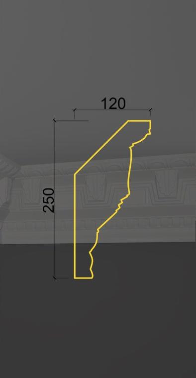 Карниз с орнаментом KO-25 в Волгограде