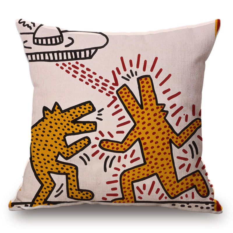 Подушка Keith Haring 9 Мульти в Волгограде | Loft Concept 