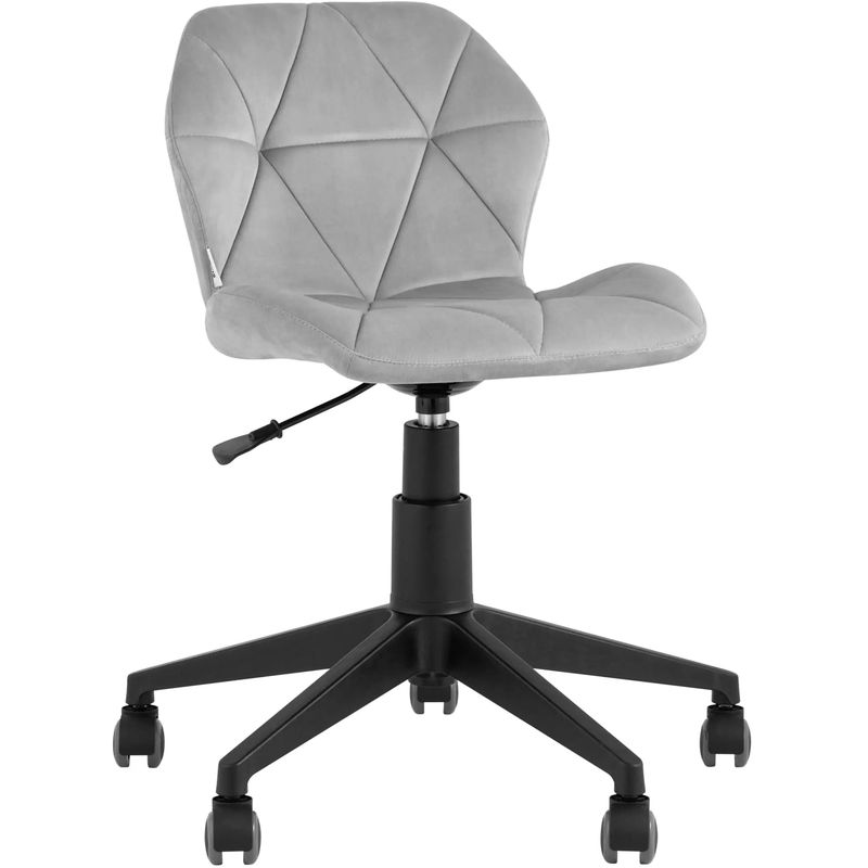 Офисный Стул Jeroen Chair Серый Велюр Светло-серый Черный Офисный Стул Jeroen Chair Серый Велюр Светло-серый Черный в Волгограде | Loft Concept