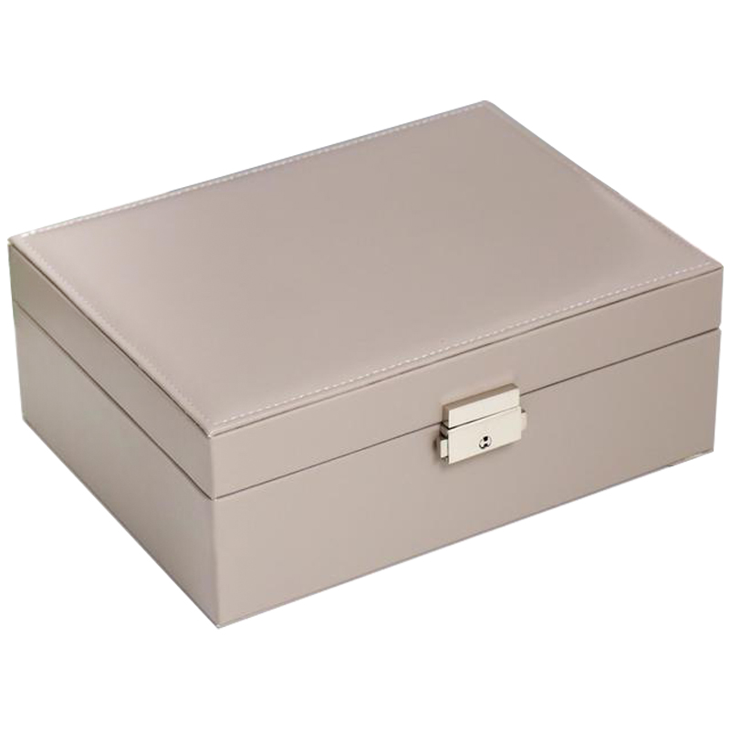 Шкатулка Blanford Jewerly Organizer Box gray beige Бежево-серый Шкатулка Blanford Jewerly Organizer Box gray beige Бежево-серый в Волгограде | Loft Concept