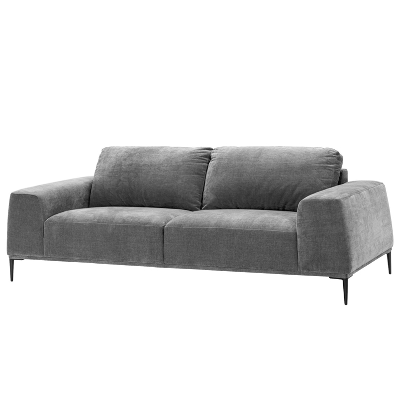 Диван Eichholtz Sofa Montado grey Серый Черный в Волгограде | Loft Concept 