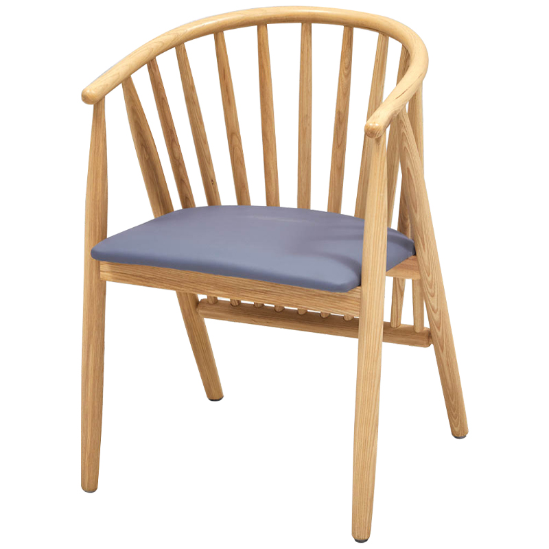 Дизайнерский стул деревянный Marco Wood Chair Древесина Серо-голубой Дизайнерский стул деревянный Marco Wood Chair Древесина Серо-голубой в Волгограде | Loft Concept