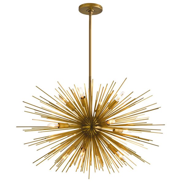 Люстра ASTRA Chandelier Sputnik Brass Золотой Люстра ASTRA Chandelier Sputnik Brass Золотой в Волгограде | Loft Concept