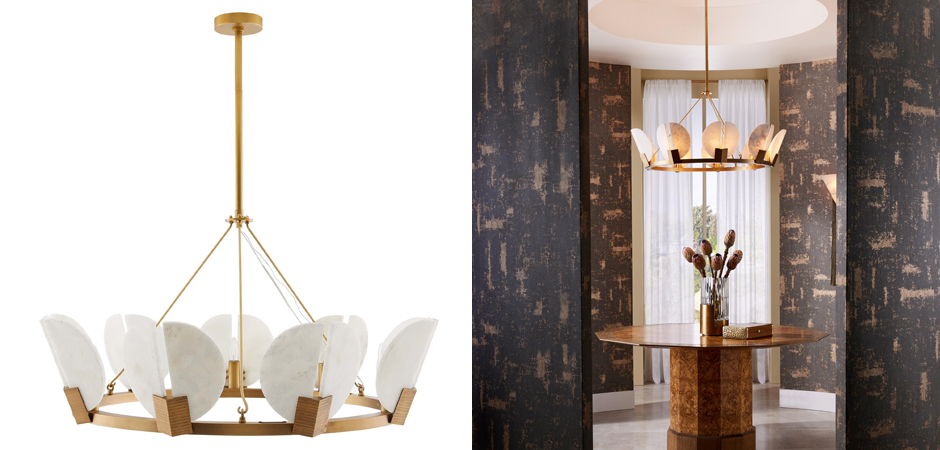 Люстра Arteriors SIERRA CHANDELIER GOLD Люстра Arteriors SIERRA CHANDELIER GOLD - Loft-Concept в Волгограде