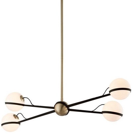 Люстра Troy Lighting Ace Linear Pendant Коричневый Молочный Люстра Troy Lighting Ace Linear Pendant Коричневый Молочный в Волгограде | Loft Concept