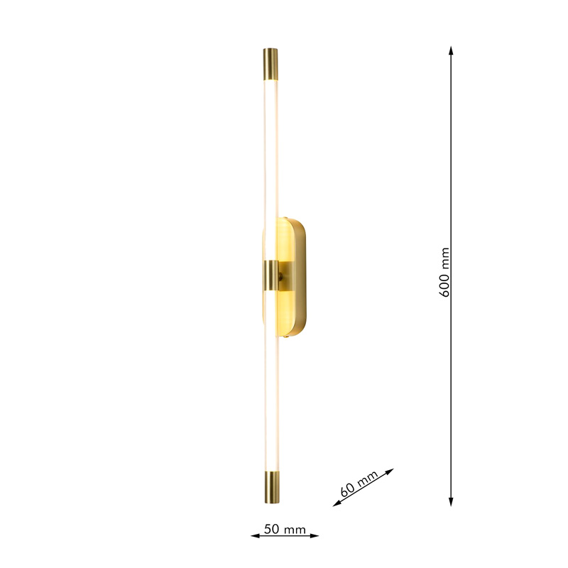 Бра Trumpet tube Double Золотое 60 см Бра Trumpet tube Double Золотое 60 см в Волгограде
