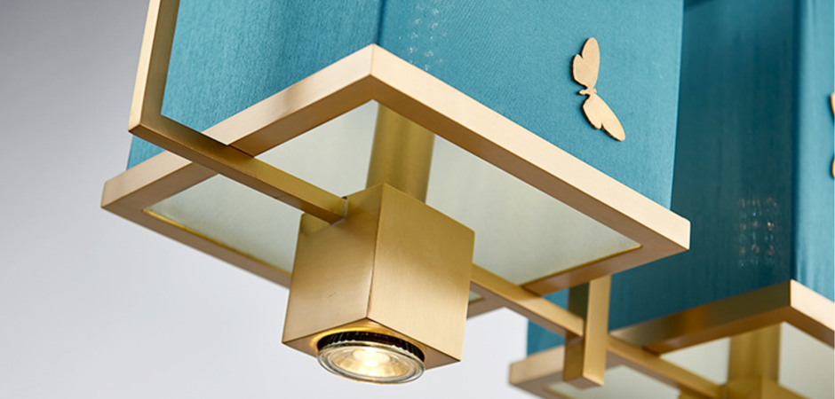 Люстра с бабочками Butterflies Blue Background Chandelier Люстра с бабочками Butterflies Blue Background Chandelier - Loft-Concept в Волгограде