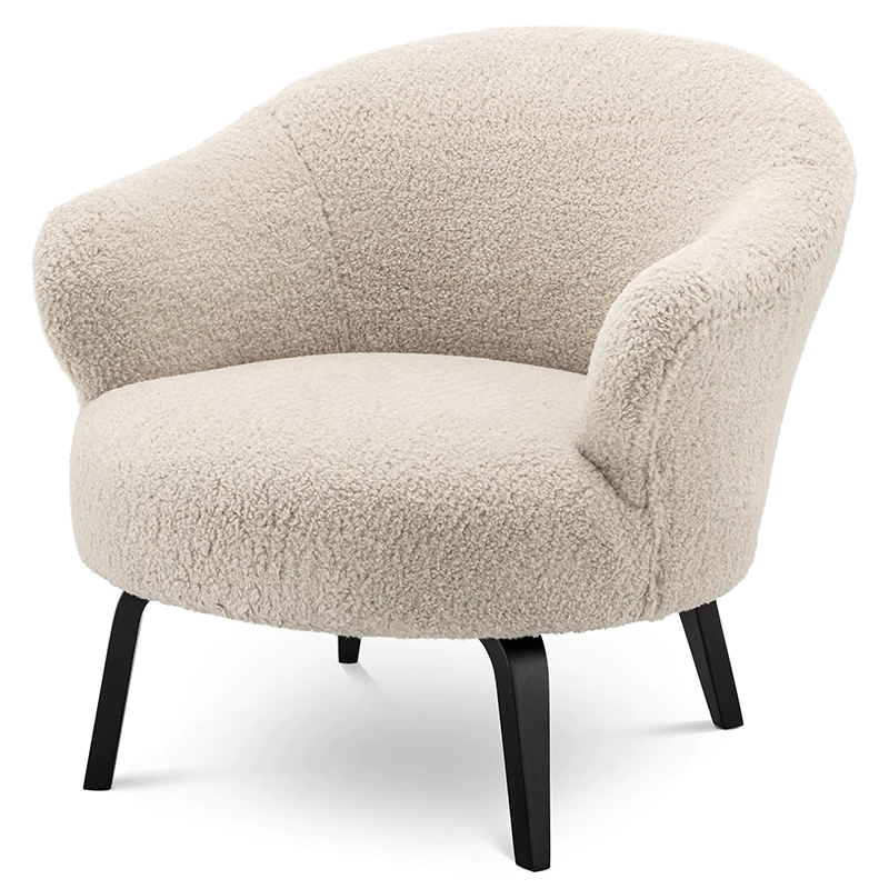 Кресло Eichholtz Chair Moretti Бежевый Черный Бежевый Черный Кресло Eichholtz Chair Moretti Бежевый Черный Бежевый Черный в Волгограде | Loft Concept